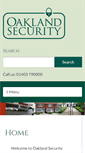 Mobile Screenshot of oaklandsecurity.co.uk